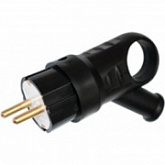 Вилка угловая Юпитер с ушком В16-002 black JP7602-02