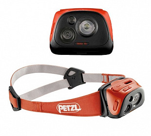 Компактный налобный фонарь Petzl Tikka R+ orange