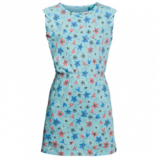 Платье детское Jack Wolfskin Lily Lagoon Dress gulf stream all over