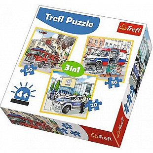 Пазл Trefl Транспорт и профессии 34836