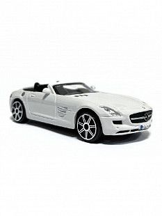 Машинка Bburago 1:43 Mercedes-Benz SLS AMG Roadster (18-30000/18-30241) white