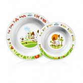 Набор детских тарелок Philips Avent 6+ мес 2 шт SCF708/00