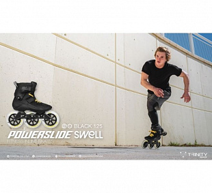 Роликовые коньки Powerslide Swell Black City 125 TRI 510018 black