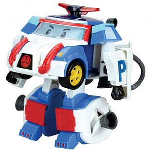 Игрушка Robocar Poli Поли трансформер 10 см + костюм астронавта 83311