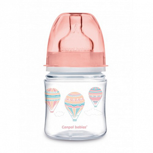Бутылочка Canpol babies EasyStart В облаках 0+ 120 мл 35/224_pin Pink