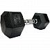Гантель гексагональная Starfit Pro DB-301 обрезиненная 12 кг black
