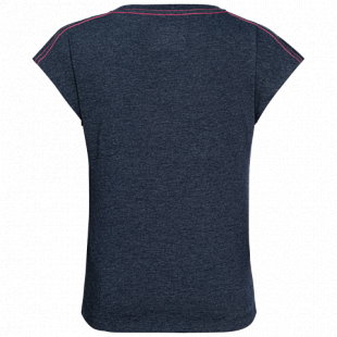 Футболка детская Jack Wolfskin Brand T Girls midnight blue