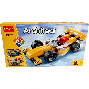 Конструктор Decool Машинка 3 в 1 3106