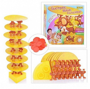 Настольная семейная игра Bondibon Быстрее, выше, сильнее! Ф71777