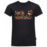 Футболка детская Jack Wolfskin Jungle T Kids black