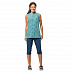 Рубашка женская Jack Wolfskin Sonora Maori Sleeveless W aqua all over