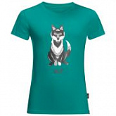 Футболка детская Jack Wolfskin Wolf T Kids green ocean