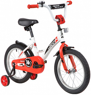 Велосипед Novatrack Strike 16" (2020) 163STRIKE.WTR20 white/red