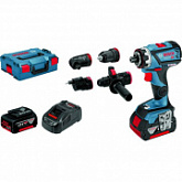 Аккумуляторная дрель-шуруповерт Bosch GSR 18V-60 FC L-BOXX + набор насадок 06019G7100