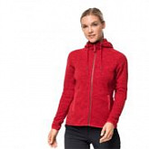 Джемпер женский Jack Wolfskin Patan Hooded Jacket W ruby red