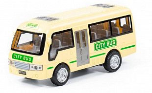 "Городской автобус", автомобиль инерционный (со светом и звуком)