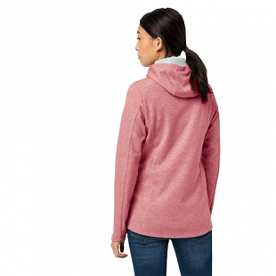 Куртка женская Jack Wolfskin Riverland Hooded Jacket W rose quartz