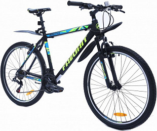 Велосипед Favorit Master V 26" (2019) Black/Blue/Yellow