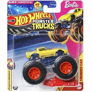 Машинка Hot Wheels Монстр трак Barbie Corvette XL (FYJ44 JCD97)