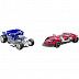 Игровой набор Hot Wheels Pull-Back Speeders Bone Shaker Twin Mill (HPR91 HPR92)
