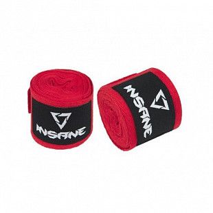 Бинт боксерский Insane Viper  IN22-HW100,4,5 м red