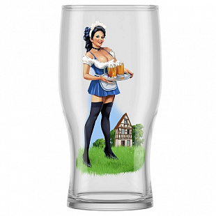 Набор бокалов для пива Декостек Рin-up beer Дом 500 мл 2 шт 304/2-Д