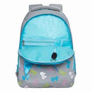 Рюкзак школьный GRIZZLY RG-160-3 /2 grey