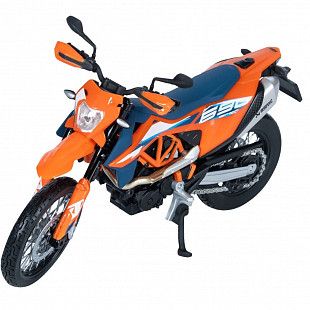 Масштабная модель мотоцикла Maisto 1:18 2023 KTM 690 SMC R 39300 (20-23092) Orange/Dark Blue