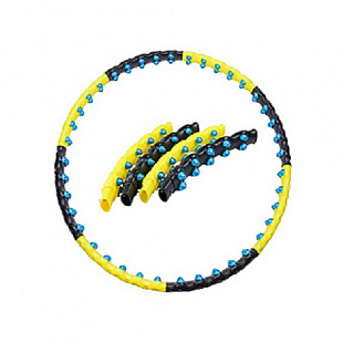 Хула-хуп WH-004 yellow/black/blue