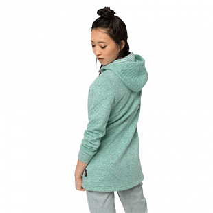 Пальто женское Jack Wolfskin Mila Hooded Jacket W light jade