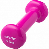 Гантель виниловая Starfit DB-101 0,5кг pink