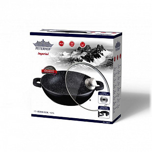 Сковорода глубокая Peterhof Wok 4,1 л PH-15840