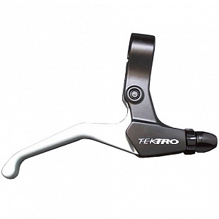 Тормозная ручка правая для V-brake Tektro CL520-RS под 2 пальца black/silver ZTB13033