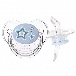 Пустышка Canpol babies Newborn Baby Силиконовая Ортодонтическая 0-6 мес. (22/565_blu) blue