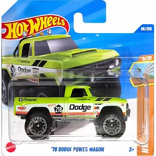 Машинка Hot Wheels Базовой коллекции '70 Dodge Power Wagon 56/250 (5785 HYX26) mainline 2025