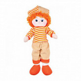 Мягкая игрушка Gulliver Кукла-мальчик в оранжевой кофточке 30-11BAC3500