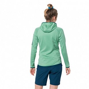 Куртка женская Jack Wolfskin Milford Hooded Jacket W pacific green