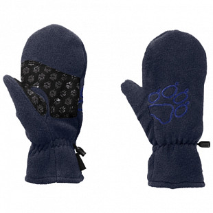 Варежки детские Jack Wolfskin Fleece Mitten Kids midnight blue