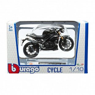 Мотоцикл Bburago 1:18 Triumph Speed Triple 2011 (18-51000/18-51047)