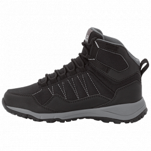 Ботинки женские Jack Wolfskin Maze Texapore Mid W black / grey