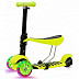Самокат Sundays 3-в-1 со светящимися колесами для детей  KB05-4 yellow