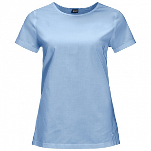 Футболка женская Jack Wolfskin Nata River Shortsleeve W ice blue stripes
