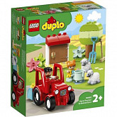 Конструктор LEGO Фермерский трактор и животные 10950