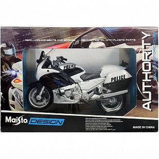 Масштабная модель мотоцикла Maisto 1:18 Yamaha FJR1300A (32306) White/Black