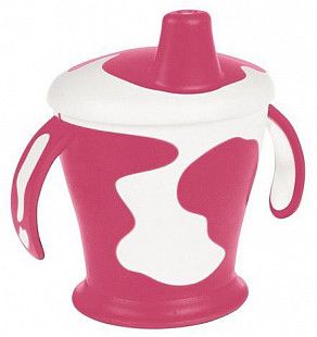 Поильник Canpol babies Непроливающийся Коровка 250 мл 9м+ 31/404_pin Pink