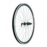 Заднее колесо 27,5", обод двойной black, втулка,под кассету 8-9ск,с эксцентриком, black  ZVO20611