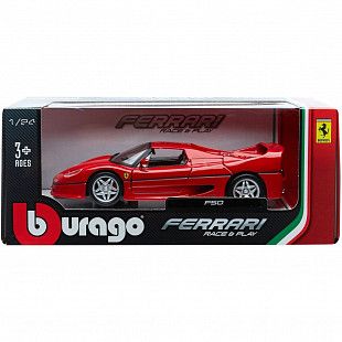 Коллекционная машина Bburago 1:24 Ferrari F50 (18-26010) red
