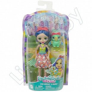 Кукла Enchantimals Флаттершай и Попугай Прита (FNH22 HHB89)