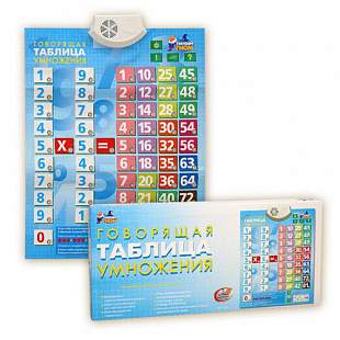 Интерактивный плакат Play Smart Таблица умножения 7022