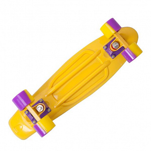 Penny board (пенни борд) RGX PNB-09 22" Violet/Yellow